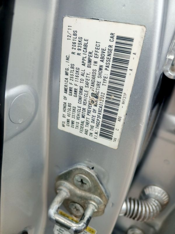 Thumbnail 8 of 2012 Honda Accord EX
